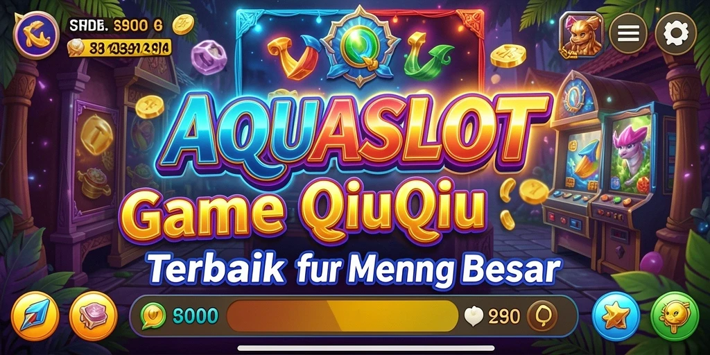 Tampilan menarik dari gameplay QiuQiu di AQUASLOT.