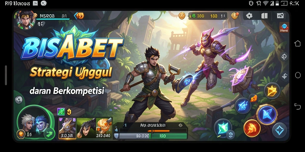 Tangkapan layar menunjukkan pertempuran strategi yang intens di <strong>BISABET</strong>.