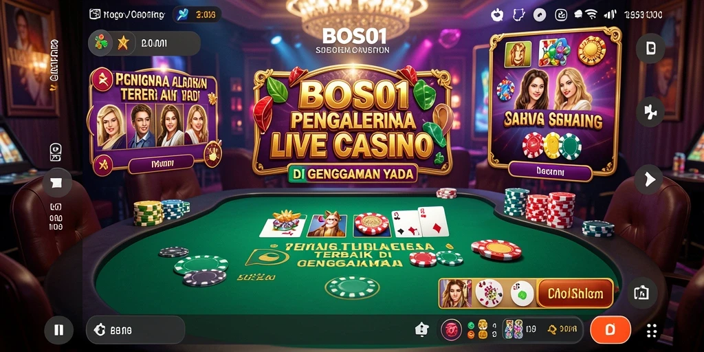 Tangkapan layar gameplay menarik dari BOS01 Live Casino.