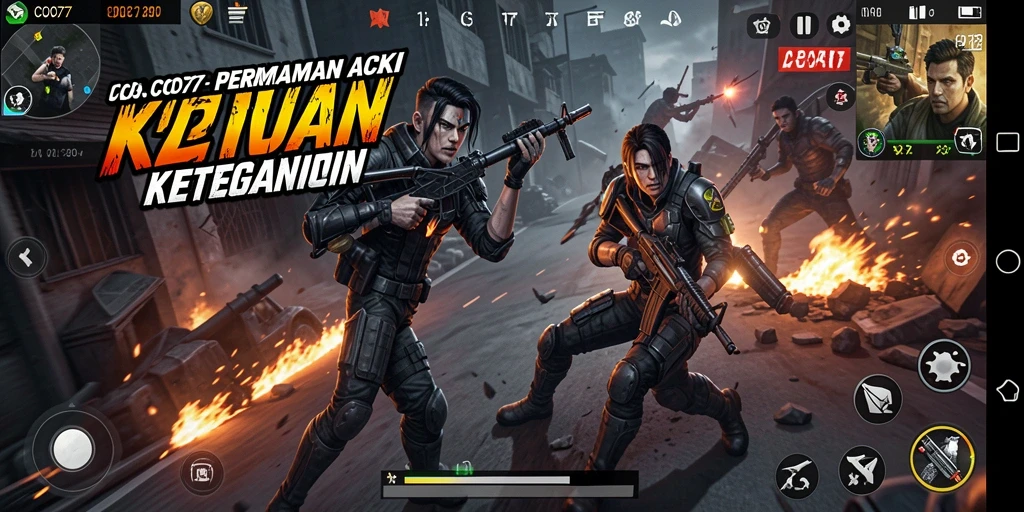 Screenshot COO77 menampilkan gameplay aksi mendebarkan dengan grafis menawan.