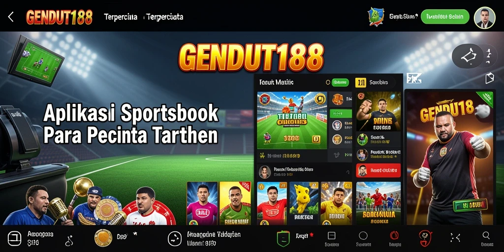 Tangkapan layar utama GENDUT188 menampilkan antarmuka pengguna yang menarik dan fitur taruhan.