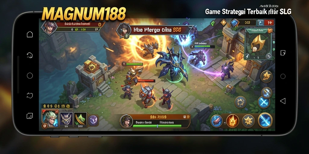 Tangkapan layar gameplay MAGNUM188 dengan aksi strategi seru.