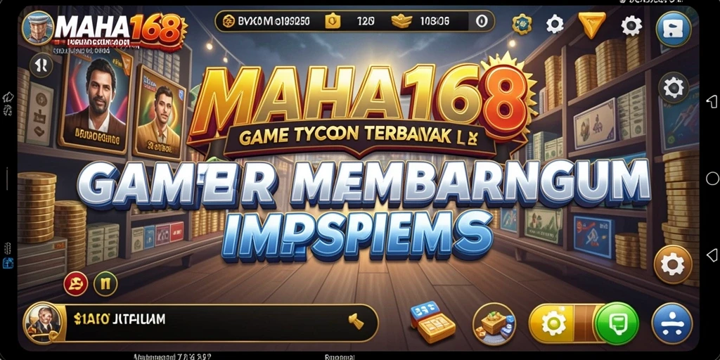 Tampilan gameplay MAHA168 yang menarik dan penuh strategi Tycoon.