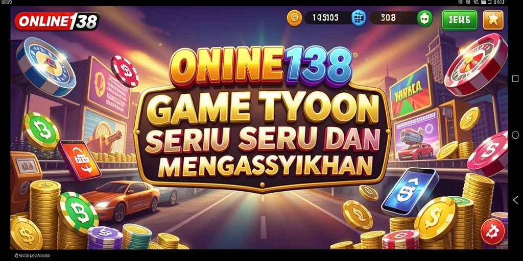 Tampilan gameplay ONLINE138 dengan berbagai pilihan bisnis yang menarik.