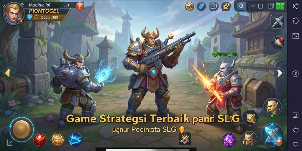 Screenshot gameplay PIONTOGEL menampilkan aksi strategi yang menarik.