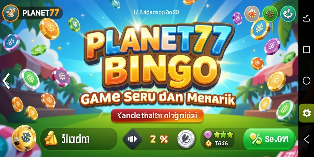 Gameplay seru dan interaktif di PLANET77 Bingo.