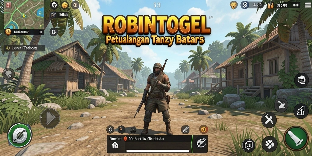 Tampilan gameplay menakjubkan dengan dunia terbuka yang luas.