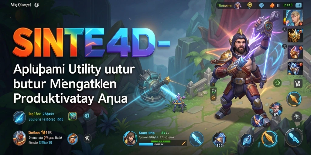 Tampilan utama SINTE4D dengan fitur Utility yang intuitif.