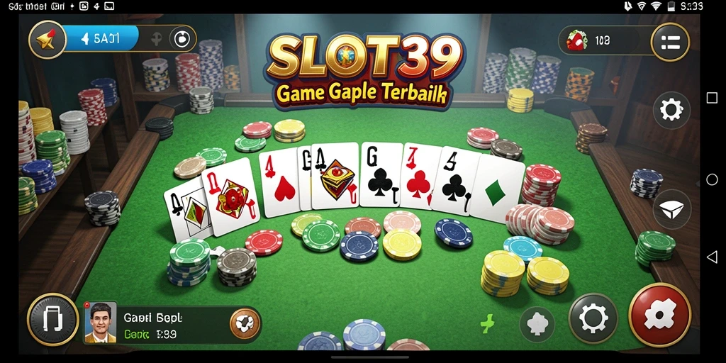 Tampilan menarik dari gameplay Gaple di SLOT39 yang penuh warna.
