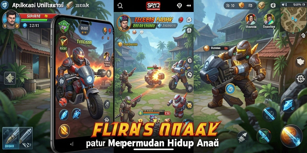 Tampilan antarmuka SP212 yang intuitif dan mudah digunakan.