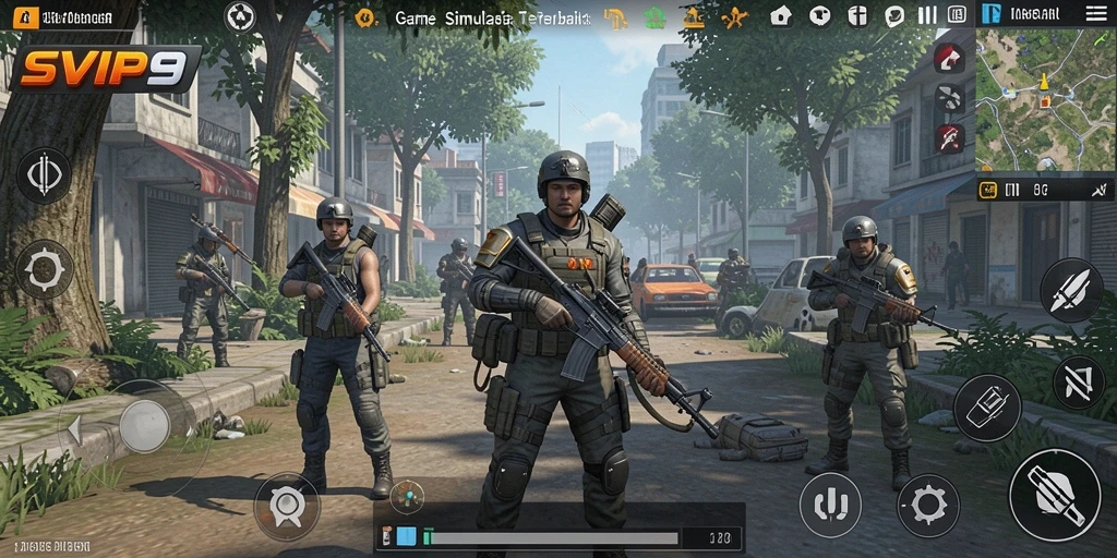 Gameplay SVIP9 yang mendalam dengan grafik memukau.