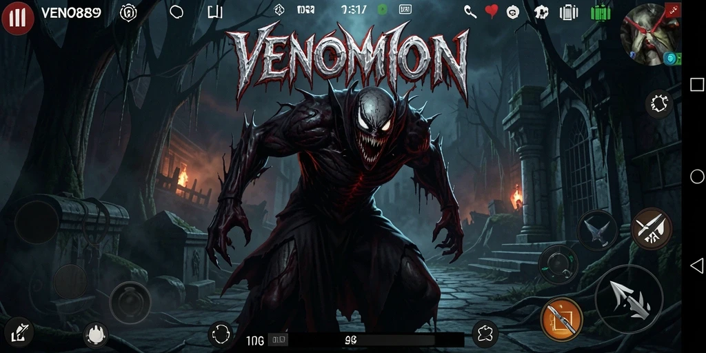 Gameplay menegangkan di dalam kegelapan VENOM889.