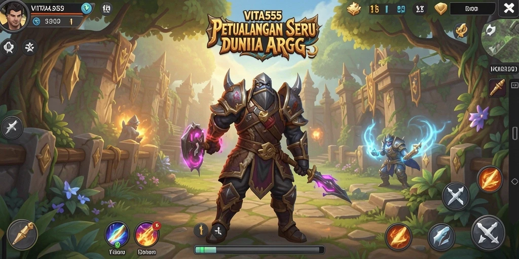 Tampilan gameplay VITA555 yang menawan dan penuh aksi.